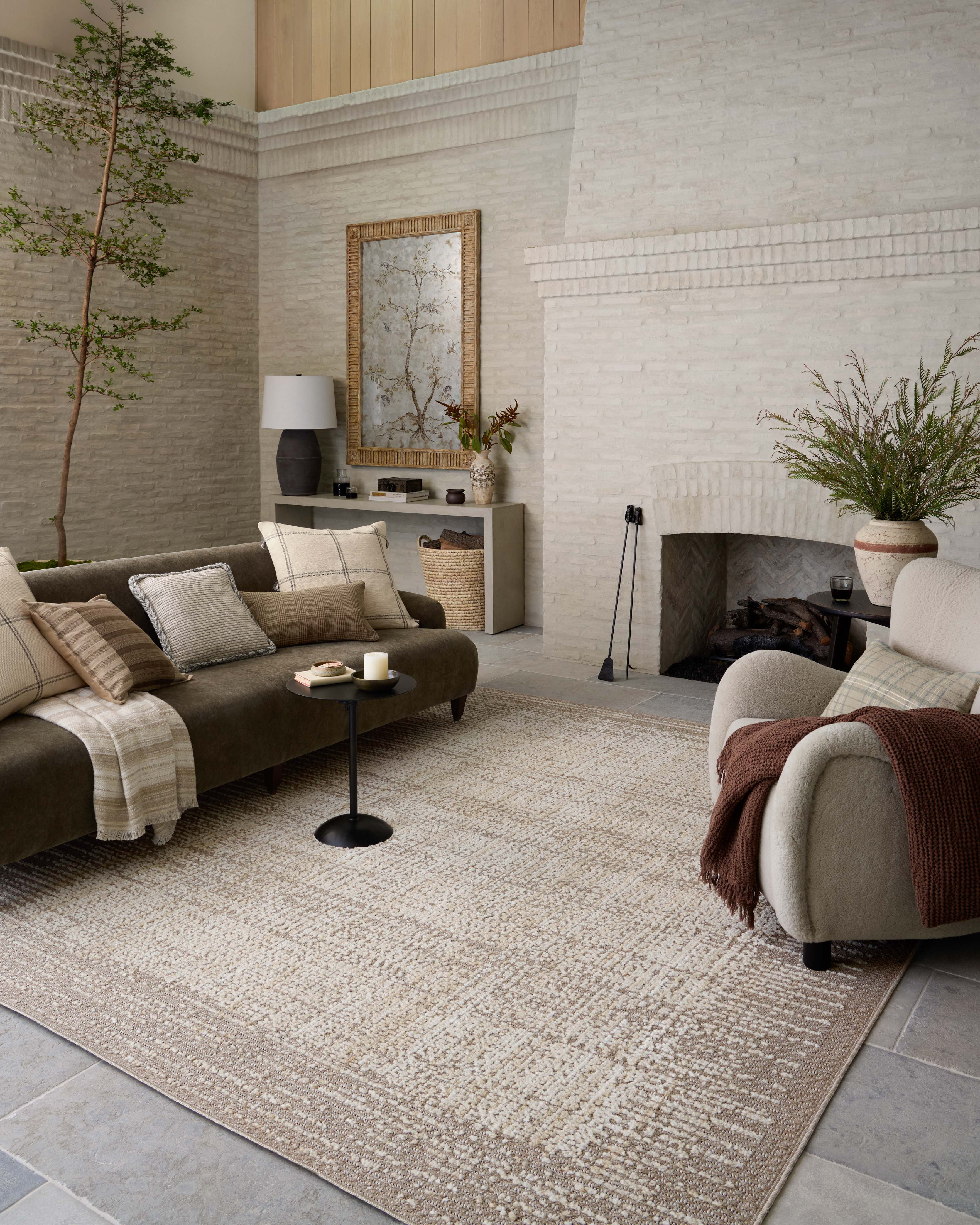 R10　ベージュのみ　2本 Amber Lewis x Loloi Bexley Natural / Taupe Area Rug & Reviews